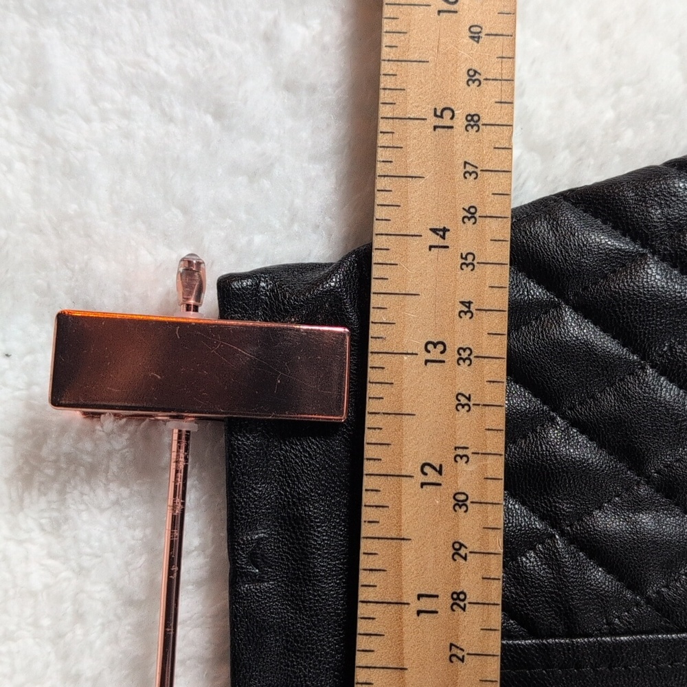 138-Rinascimento‎ Black Quilted A-Line Skirt - Picture 4 of 7